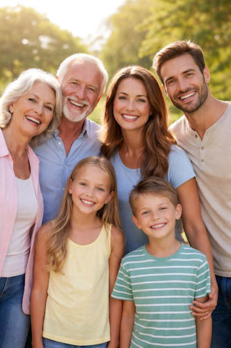 healthy family with oregacillin